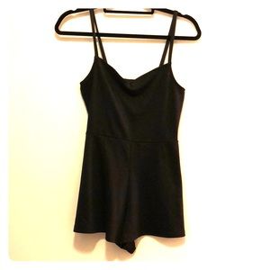 Vneck black romper